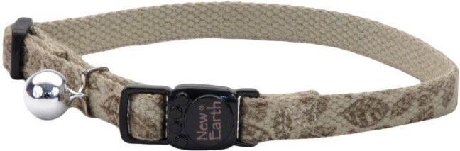 Coastal Pet New Earth Soy Adjustable Cat Collar - Olive Leaf - 076484147517