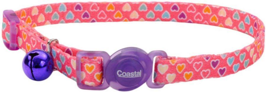 Coastal Pet Safe Cat Breakaway Collar Multi Heart - 076484670237