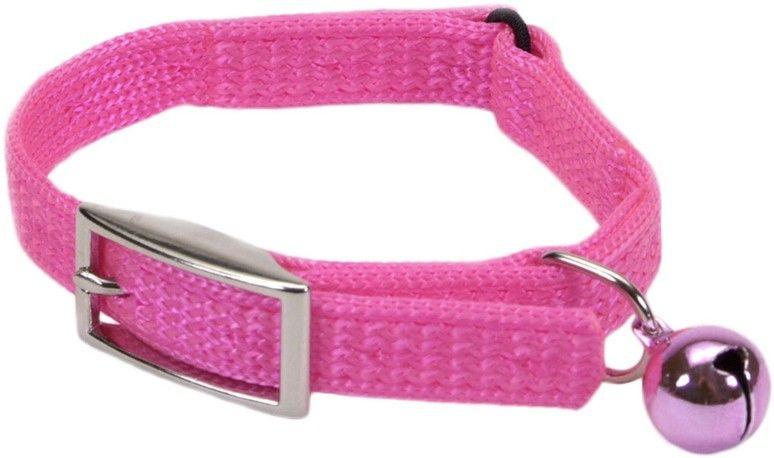 Coastal Pet Sassy Snagproof Nylon Safety Cat Collar Neon Pink - 076484030475