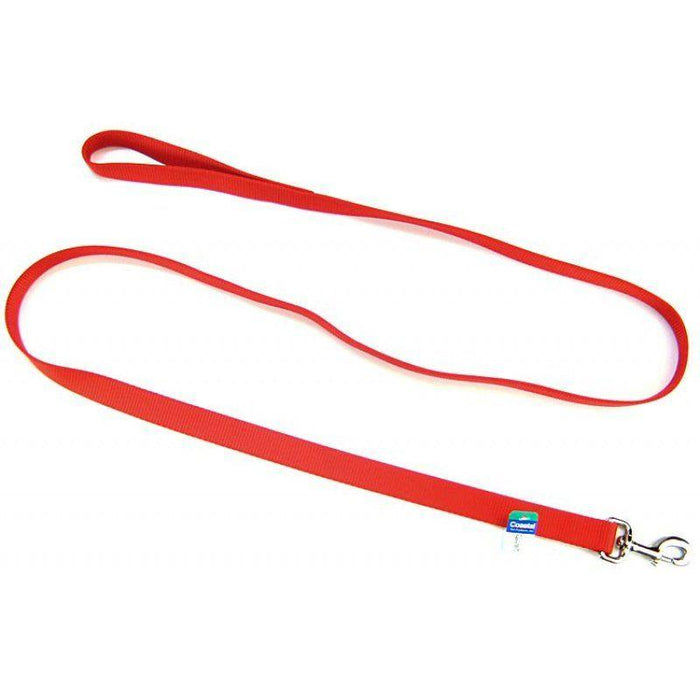 Coastal Pet Single Nylon Lead - Red - 076484060014