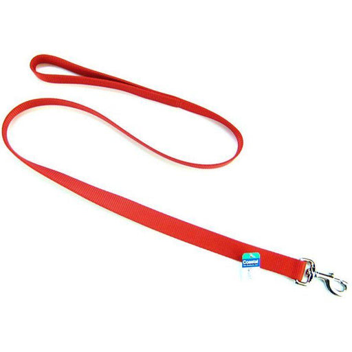 Coastal Pet Single Nylon Lead - Red - 076484059810