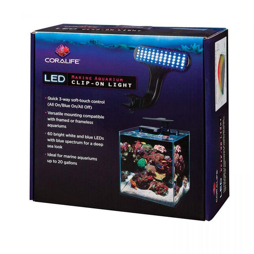 Coralife LED Marine Aquarium Clip-On Light - 096316000551