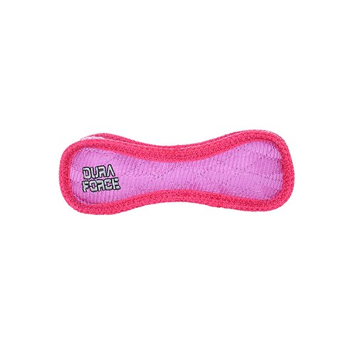 DuraForce Junior Bone Tiger Dog Toy, Pink-Pink - 180181909603