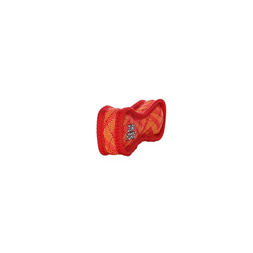 DuraForce Junior Bone ZigZag Dog Toy, Red-Red - 180181909610