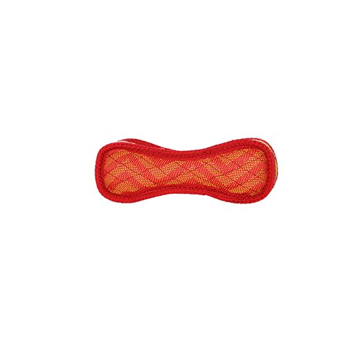 DuraForce Junior Bone ZigZag Dog Toy, Red-Red - 180181909610