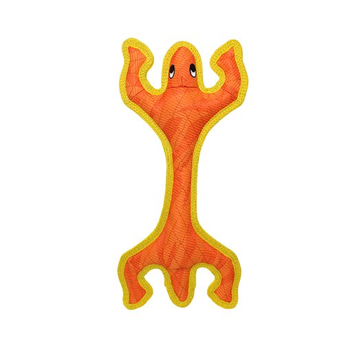 DuraForce Lizard Tiger Dog Toy, Orange-Yellow - 180181020551