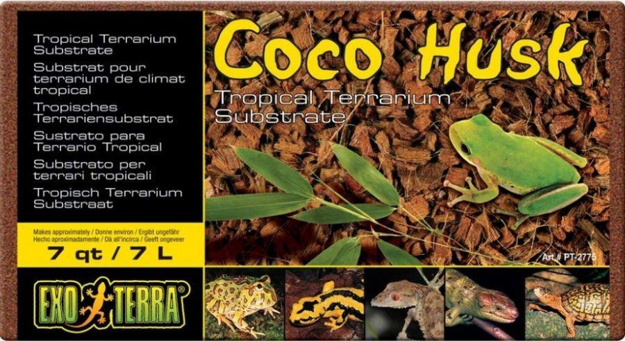 Exo Terra Coco Husk Brick Tropical Terrarium Reptile Substrate - 015561227759