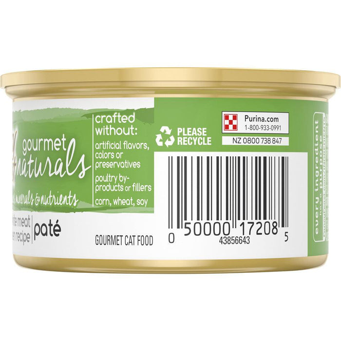 Fancy Feast Gourmet Naturals Grain-Free Pate White Meat Chicken Recipe Adult Wet Cat Food - 00050000172092