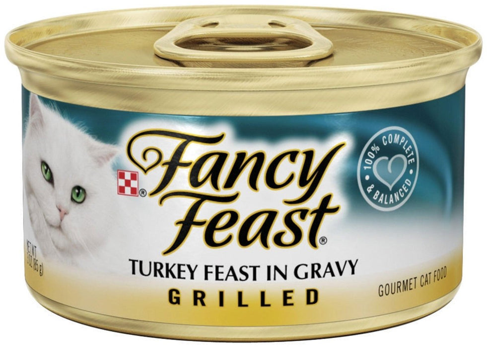 Fancy Feast Grilled Turkey Feast Canned Cat Food - 00050000040612