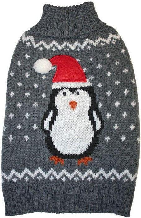 Fashion Pet Gray Penguin Dog Sweater - 660204024549