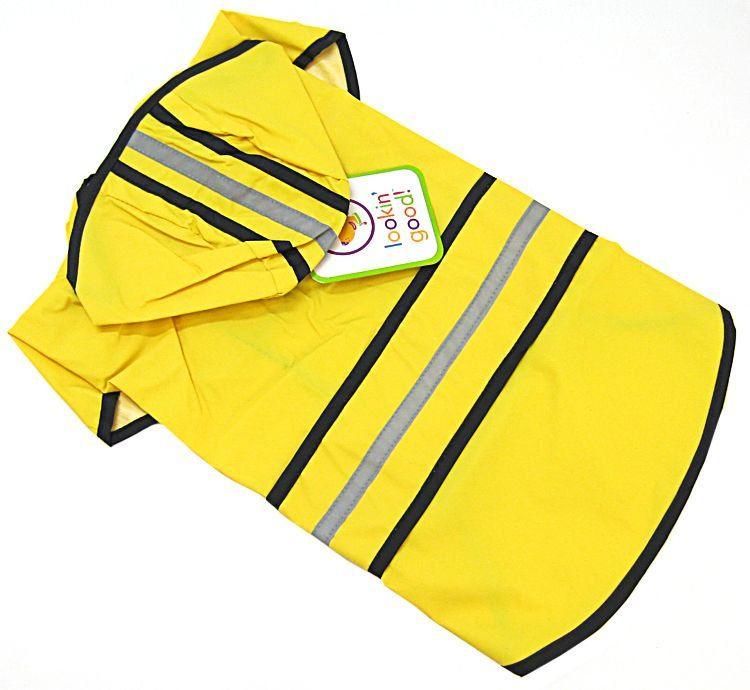 Fashion Pet Rainy Day Dog Slicker - Yellow - 660204010559