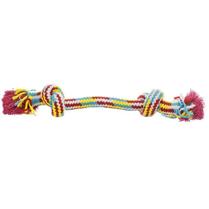 Flossy Chews Braidys 2 Knot Rope Bone - 746772250020