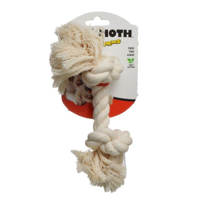 Flossy Chews Rope Bone - White - 746772100028