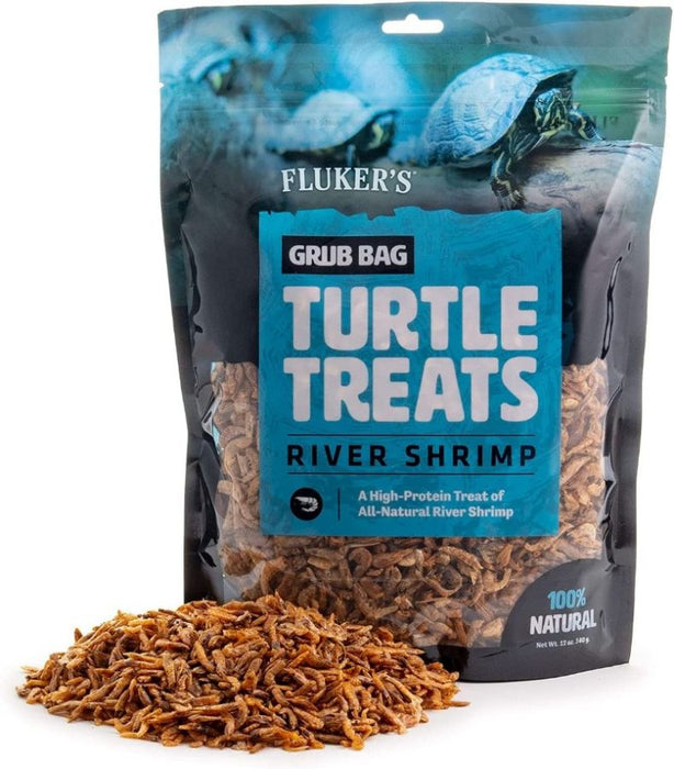 Flukers Grub Bag Turtle Treat - River Shrimp - 091197720314