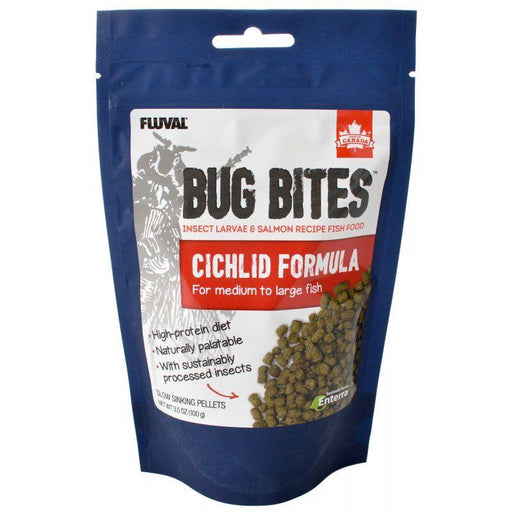 Fluval Bug Bites Cichlid Formula for Medium-Large Fish - 015561165815