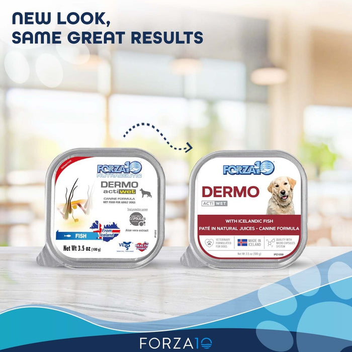 Forza10 Nutraceutic Actiwet Dermo Icelandic Fish Recipe Wet Dog Food - 8020245707054