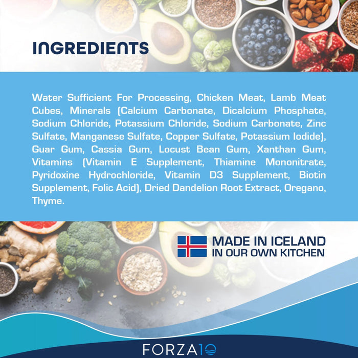 Forza10 Nutraceutic Legend Digestion Icelandic Chicken & Lamb Recipe Grain-Free Canned Dog Food - 8020245712447