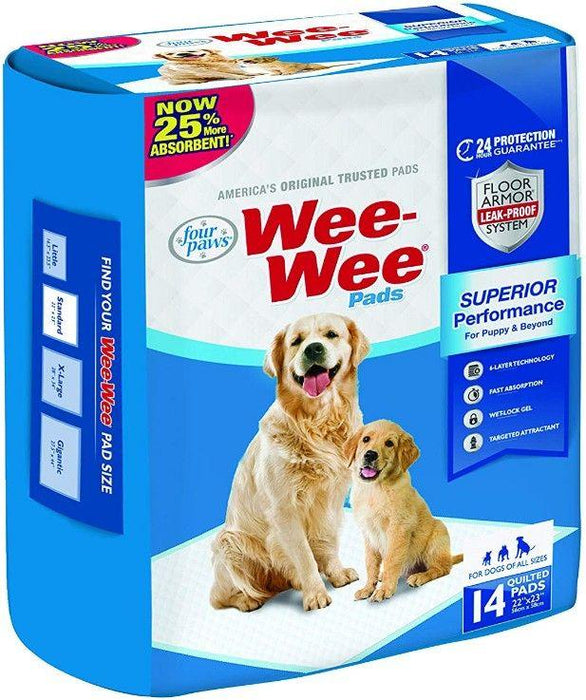 Four Paws Wee Wee Pads Original - 045663016142