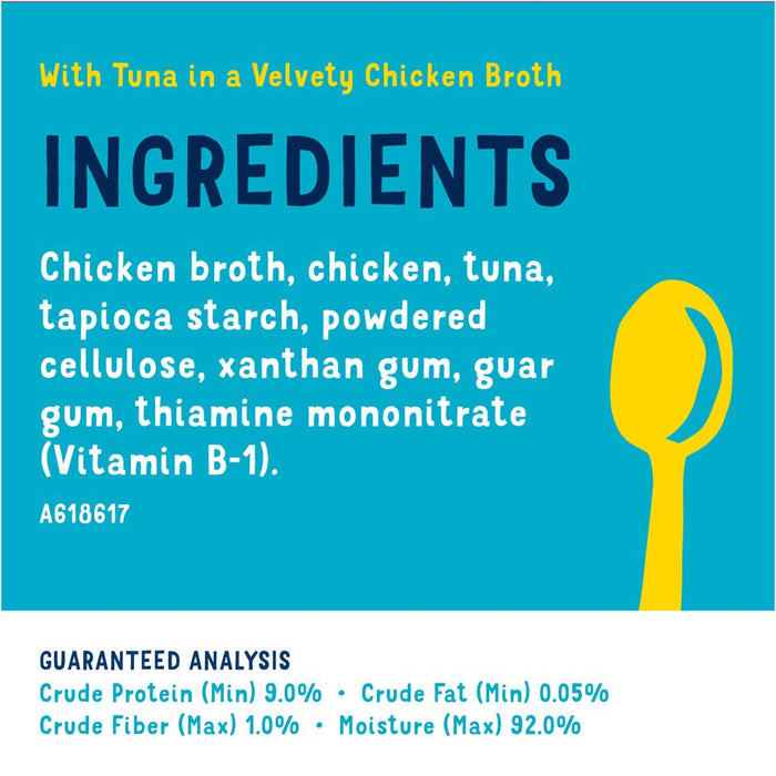 Friskies Natural Grain-Free Lil' Soups With Tuna In Chicken Broth Cat Food Compliment - 00050000171958