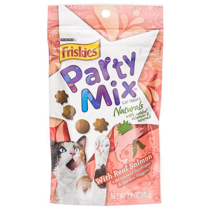 Friskies Party Mix Naturals Cat Treats - Real Salmon - 050000294305