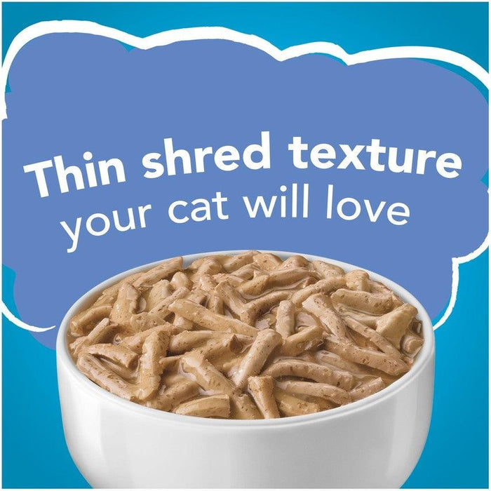 Friskies Savory Shreds with Ocean White Fish & Tuna Canned Cat Food - 00050000103690