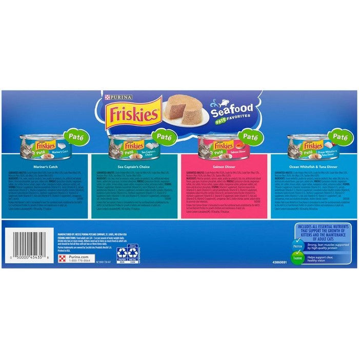 Friskies Seafood Variety Pack Canned Cat Food - 050000454358