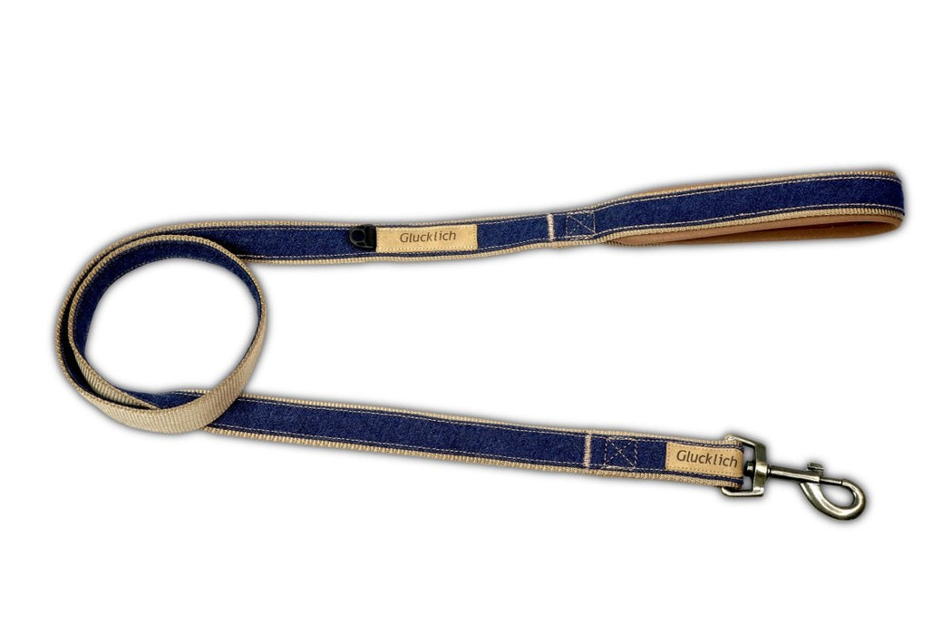 Glucklich Denim Nylon Pet Leash - 8904401402079