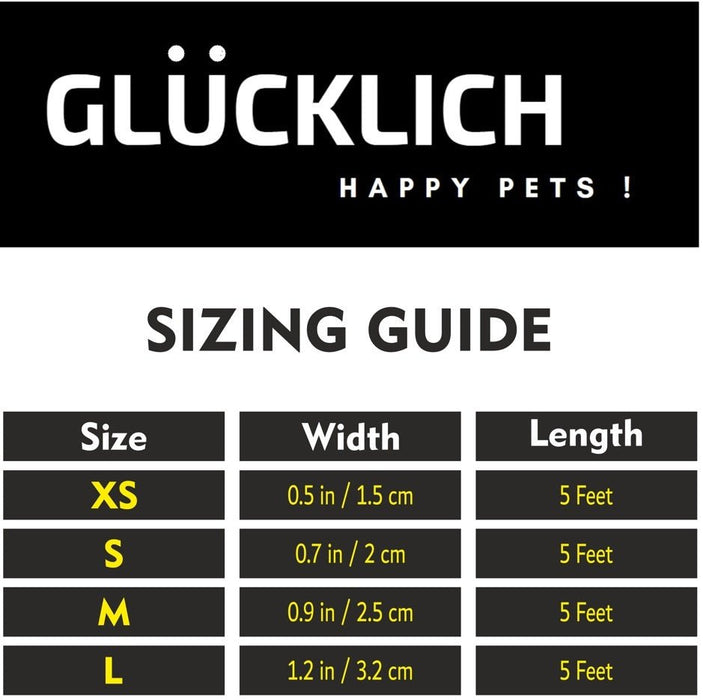 Glucklich Denim Nylon Pet Leash - 8904401402055