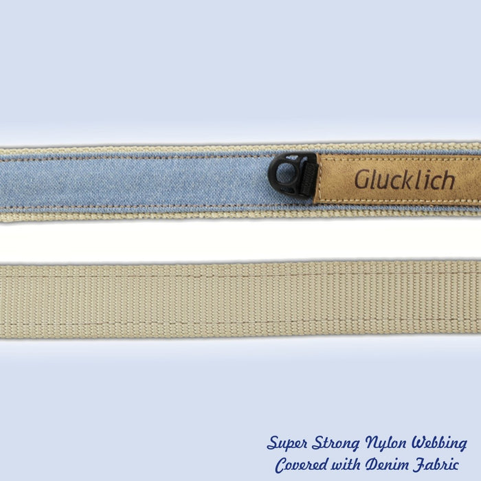 Glucklich Denim Nylon Pet Leash - 8904401402055