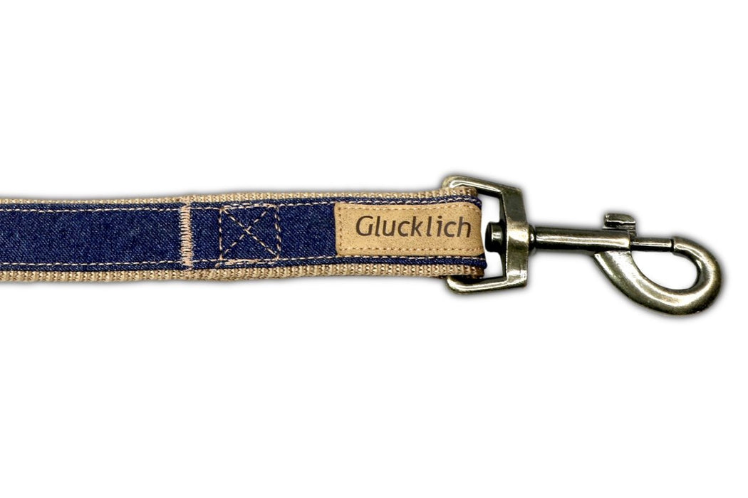 Glucklich Denim Nylon Pet Leash - 8904401402079