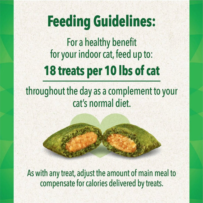 Greenies Feline SmartBites Healthy Indoor Natural Chicken Flavor Soft & Crunchy Adult Cat Treats - 642863101397