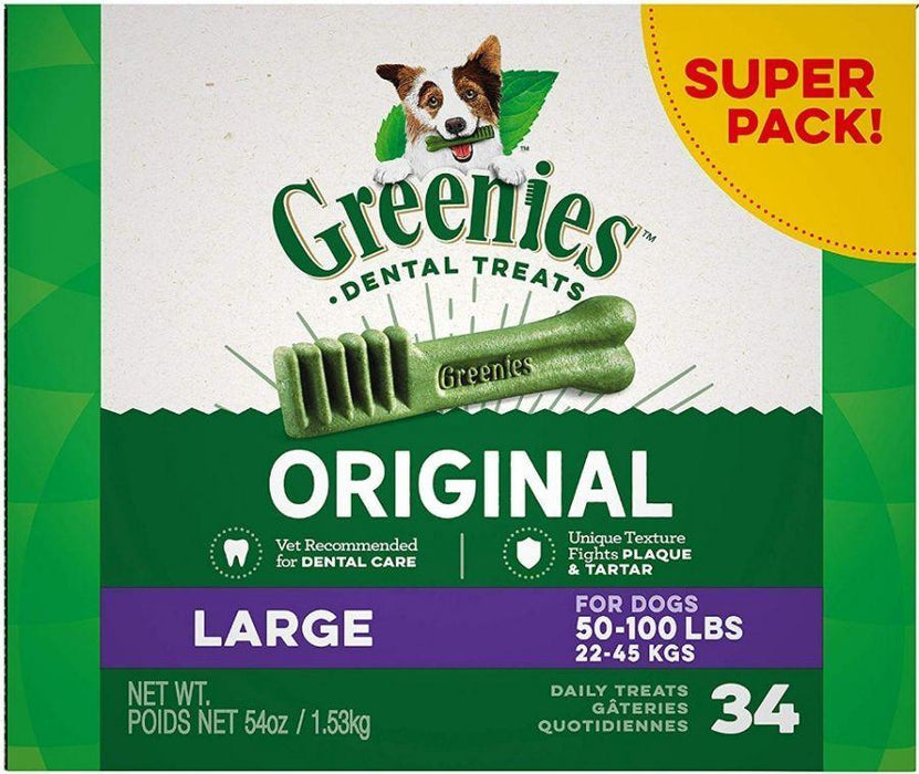 Greenies Original Dental Dog Chews - 642863107665