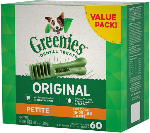 Greenies Petite Original Dental Dog Chews - 642863041242