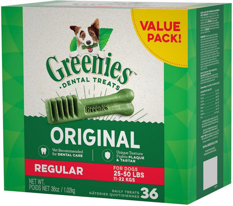 Greenies Regular Original Dental Dog Chews - 642863102936