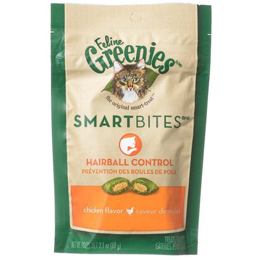 Greenies SmartBites Hairball Control Chicken Flavor Cat Treats - 642863101397