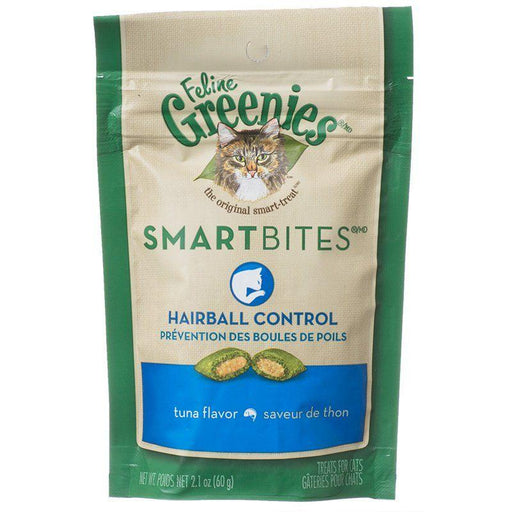 Greenies SmartBites Hairball Control Tuna Flavor Cat Treats - 642863101403