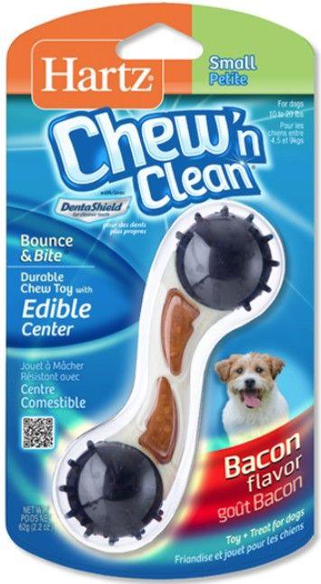 Hartz Chew N Clean Dental Bounce & Bite - Bacon - 032700110147