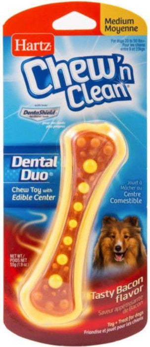 Hartz Chew N Clean Dental Duo - Bacon - 032700054151