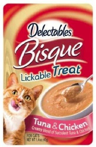 Hartz Delectables Bisque Lickable Treat for Cats - Chicken & Tuna - 032700154677