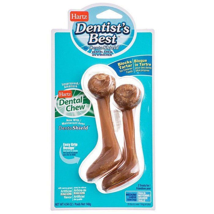 Hartz Dentist's Best Dental Chew with DentaShield - Bacon Flavor - 032700123406