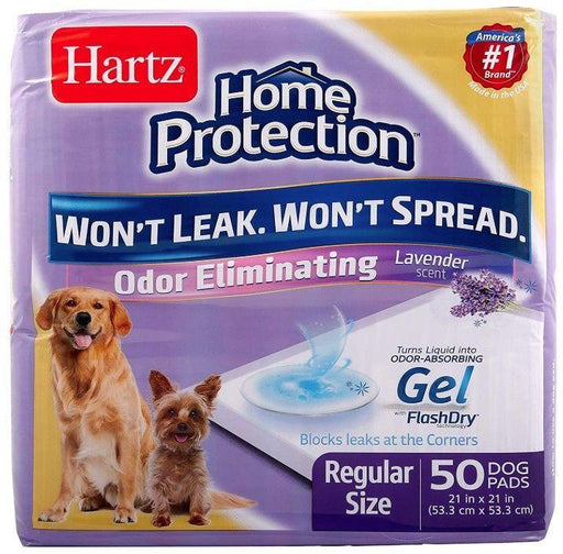 Hartz Home Protection Lavender Scent Odor Eliminating Dog Pads - Regular - 032700148386