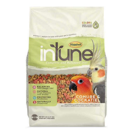 Higgins inTune Conure & Cockatiel Food - 046706302505