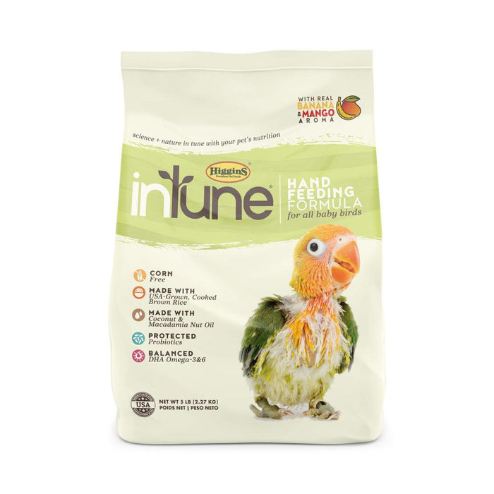 Higgins inTune Hand Feeding Formula Baby Bird Food - 046706302727