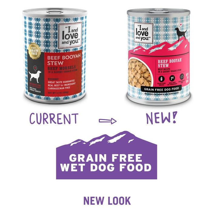 I and Love and You Grain Free Beef Booyah Stew Canned Dog Food - 10818336010177