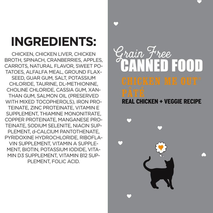 I and Love and You Grain Free Chicken Me Out Pate Recipe Canned Cat Food - 10818336010221