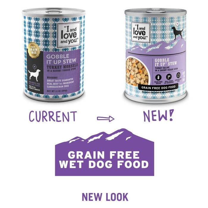 I and Love and You Grain Free Gobble It Up Stew Canned Dog Food - 10818336010184