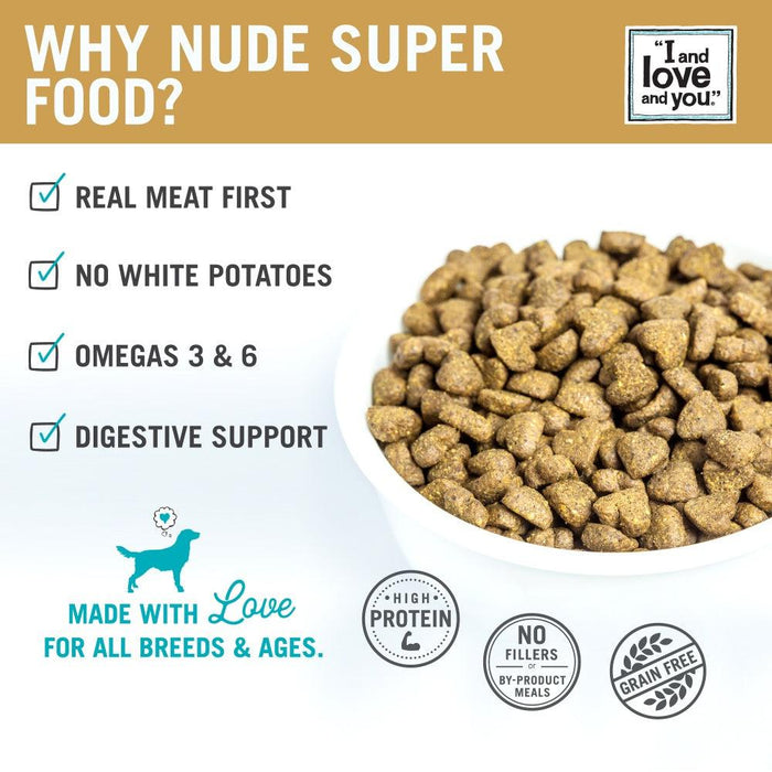 I and Love and You Grain Free Nude Super Food Simply Sea Dry Dog Food - 818336010125