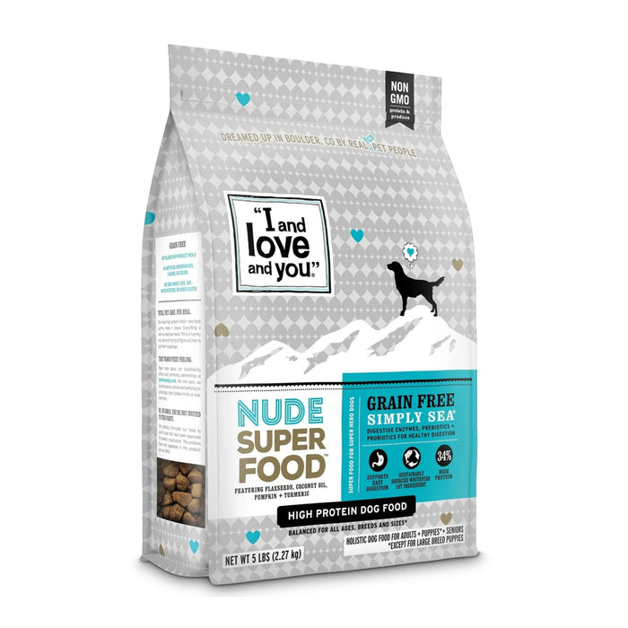 I and Love and You Grain Free Nude Super Food Simply Sea Dry Dog Food - 818336010125