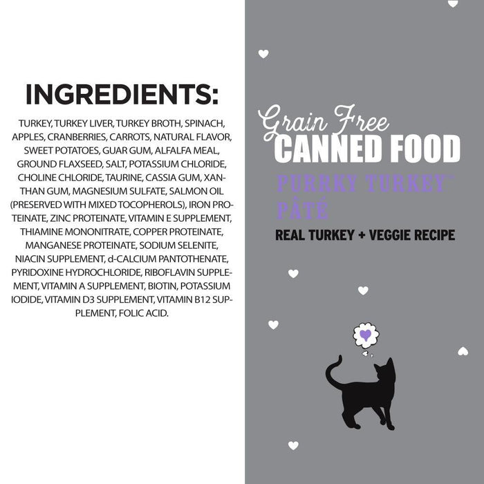 I and Love and You Grain Free Purrky Turkey Pate Recipe Canned Cat Food - 10818336011686