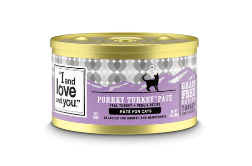 I and Love and You Grain Free Purrky Turkey Pate Recipe Canned Cat Food - 10818336011686